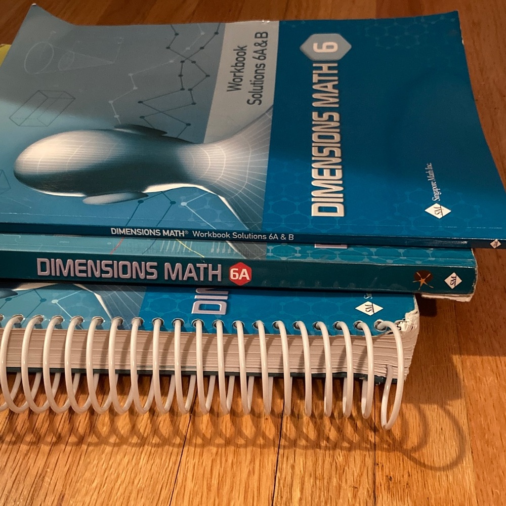 Singapore Math Dimensions Math 6A & 6B Set - Picture 2 of 7